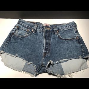Vintage Levi’s 501 Cutoff Denim Jean Shorts